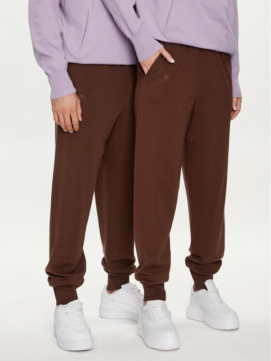 Спортивные брюки стандартного кроя Pangaia, коричневый 
Спортивные брюки стандартного кроя Pangaia, коричневый