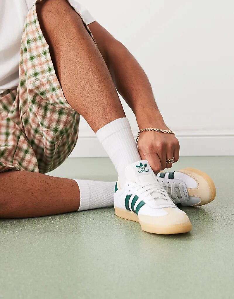 Кроссовки adidas Originals Samba OG белого и кремового цветов
Кроссовки adidas Originals Samba OG белого и кремового цветов