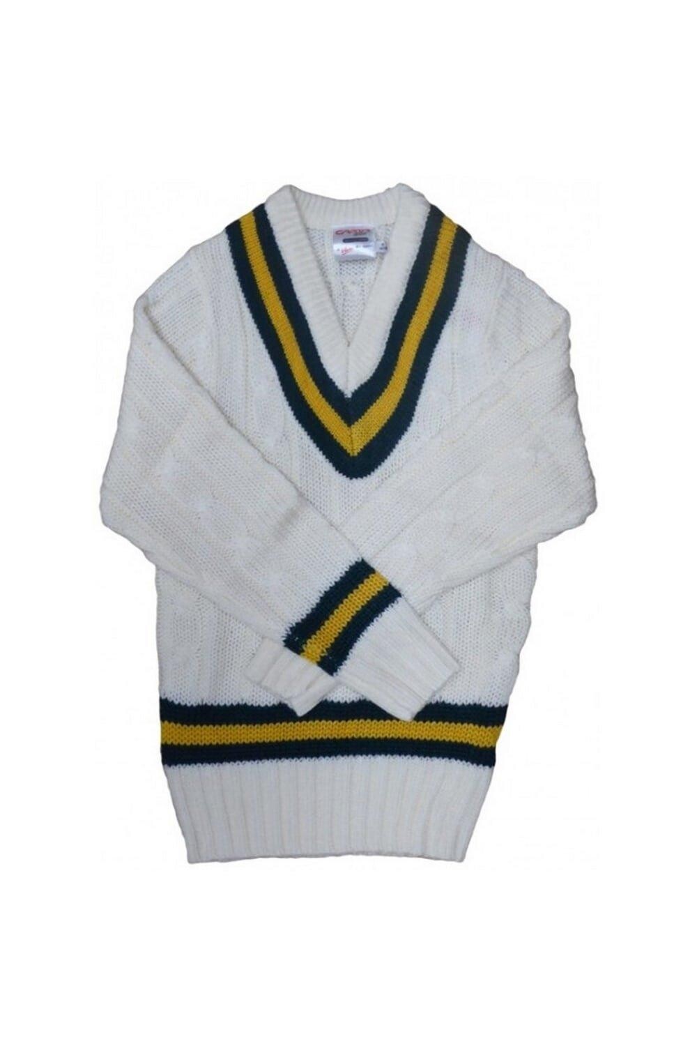 Джемпер для крикета Carta Sport с полосами, белый
Джемпер для крикета Carta Sport с полосами, белый