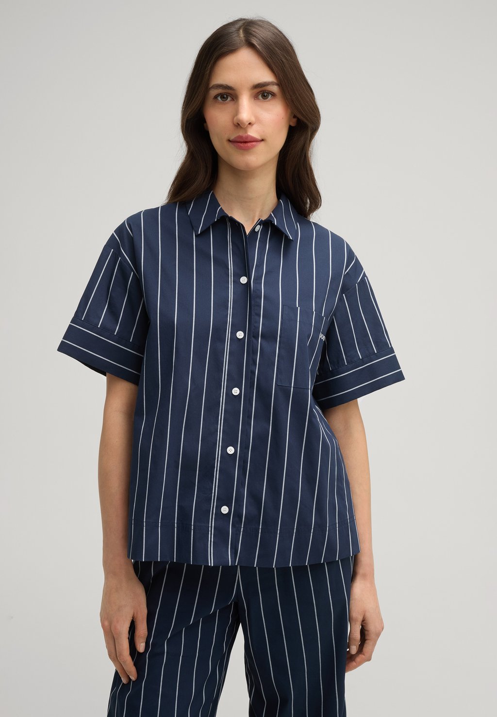 Блузка на пуговицах BEATRICE JOOP!, темно-синий 
Блузка на пуговицах BEATRICE JOOP!, темно-синий