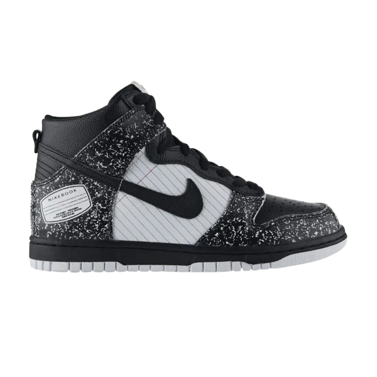 Кроссовки Nike Dunk Hi Premium Bts QS GS 'Notebook' 2014, черный 
Кроссовки Nike Dunk Hi Premium Bts QS GS 'Notebook' 2014, черный