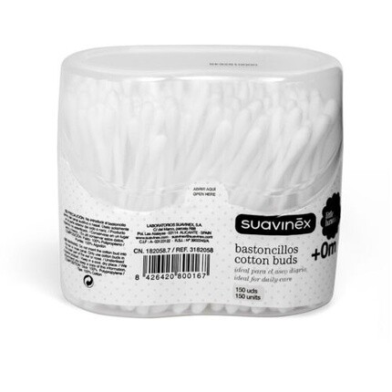 Гигиенические тампоны унисекс 150 шт. Suavinex
Гигиенические тампоны унисекс 150 шт. Suavinex