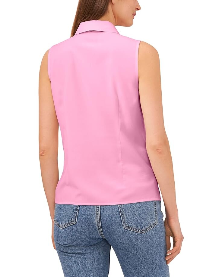 Блуза CeCe Sleeveless Bow Blouse, цвет Azalea Pink
Блуза CeCe Sleeveless Bow Blouse, цвет Azalea Pink