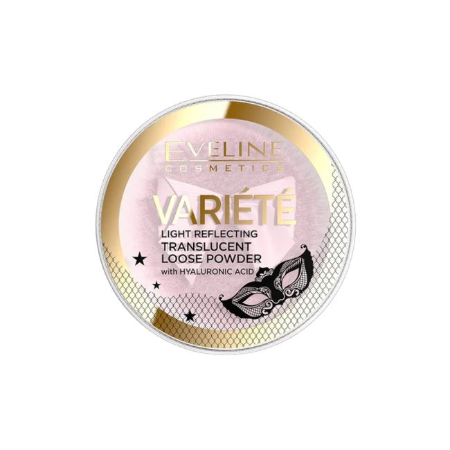 Variete светоотражающая полупрозрачная рассыпчатая пудра Eveline, 6 гр
Variete светоотражающая полупрозрачная рассыпчатая пудра Eveline, 6 гр