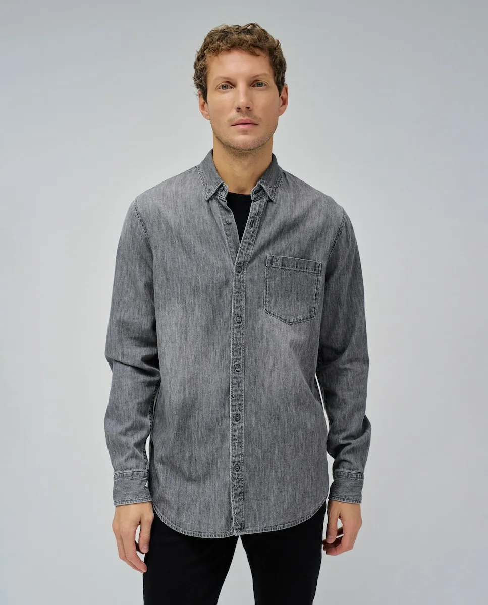 Мужская джинсовая рубашка классического кроя Salsa Jeans, серый
Мужская джинсовая рубашка классического кроя Salsa Jeans, серый