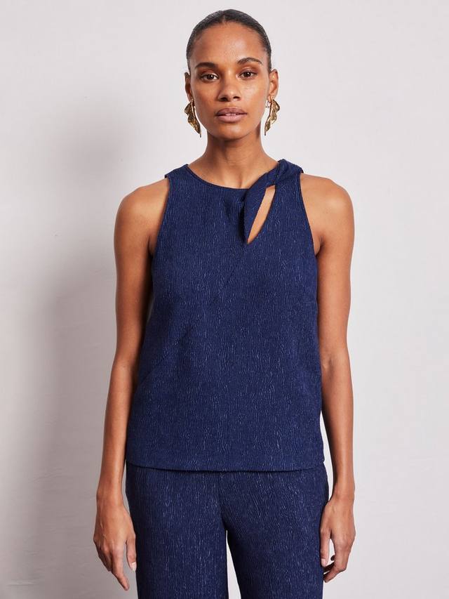 Топ без рукавов Matilda Crinkle VIVERE, Navy
Топ без рукавов Matilda Crinkle VIVERE, Navy
