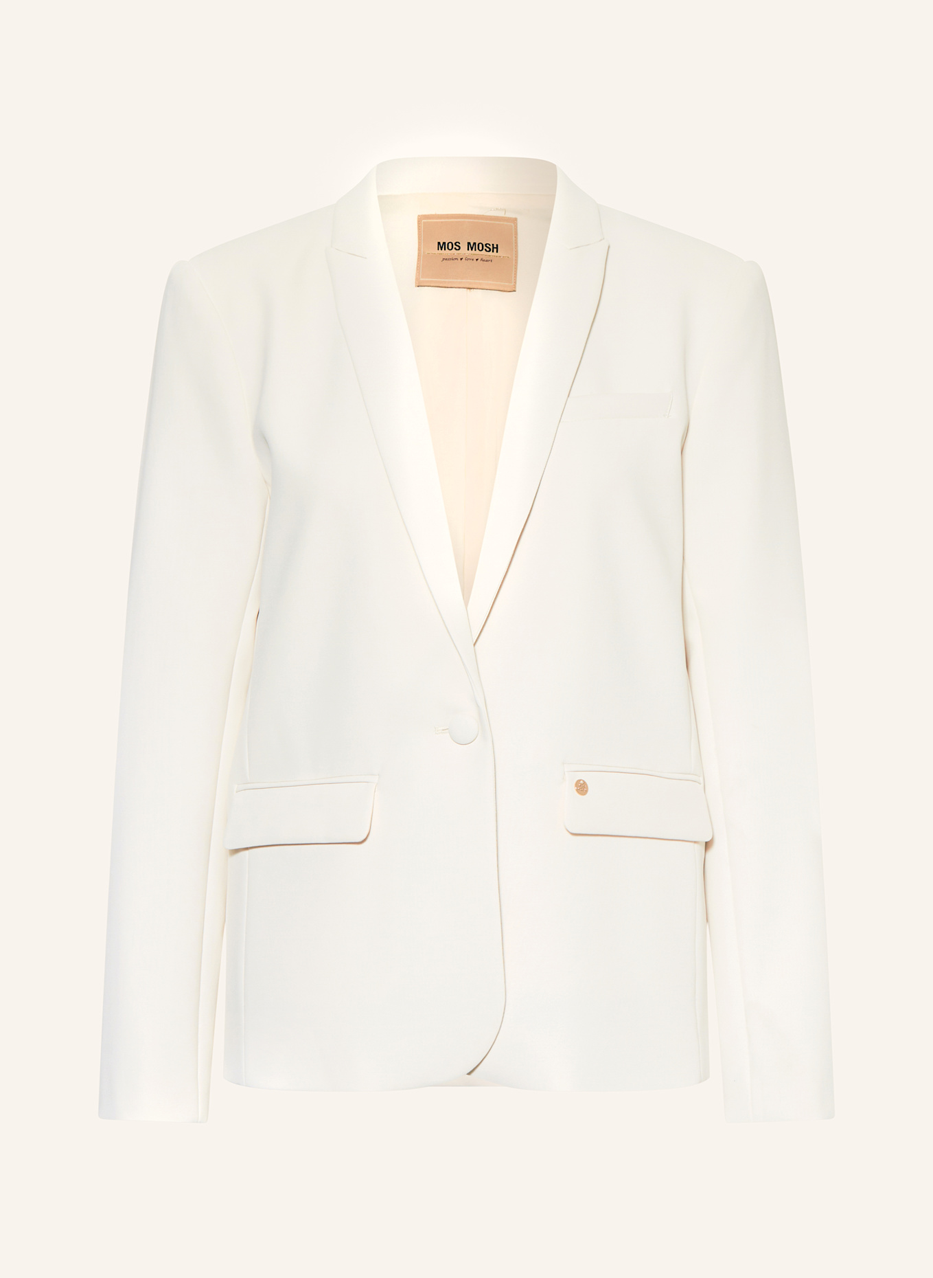 Блейзер mmphoebe miley Mos Mosh, экрю 
Блейзер mmphoebe miley Mos Mosh, экрю