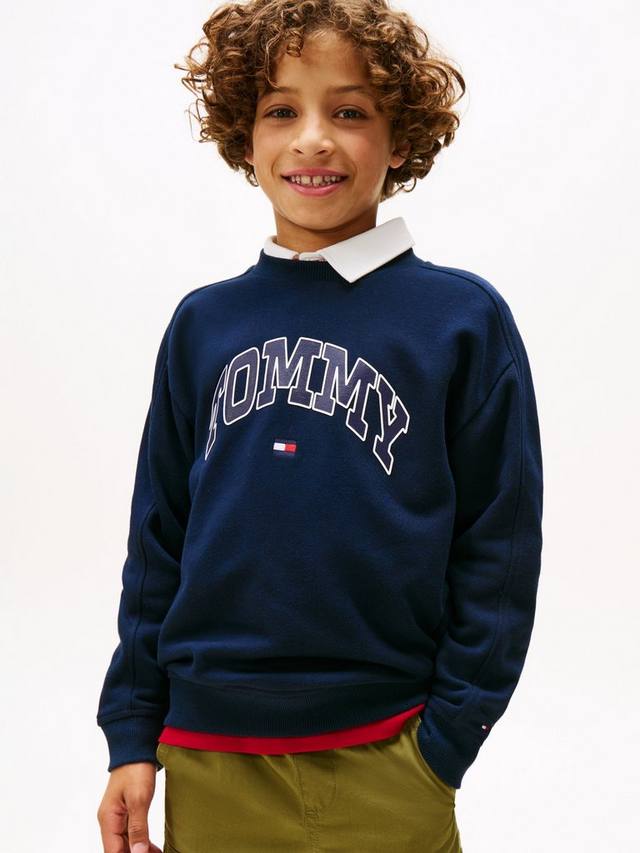 Детский свитшот Varsity из хлопкового микса Tommy Hilfiger, Dark Night Navy
Детский свитшот Varsity из хлопкового микса Tommy Hilfiger, Dark Night Navy