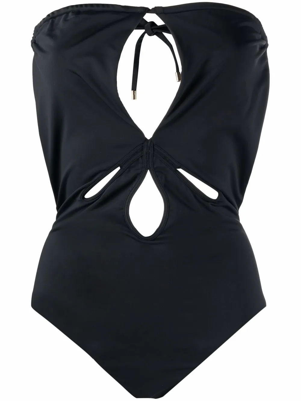 Купальник без бретелей с вырезами Self-Portrait, черный
Купальник без бретелей с вырезами Self-Portrait, черный