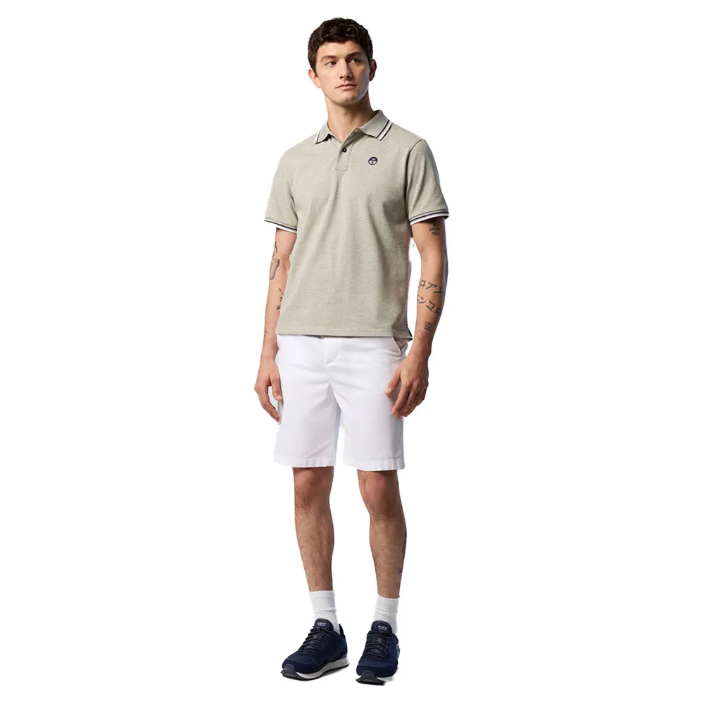 Поло с коротким рукавом North Sails Logo 692439, серый 
Поло с коротким рукавом North Sails Logo 692439, серый