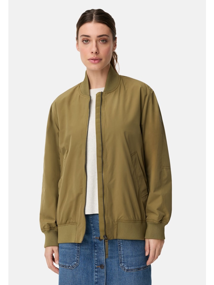 Camel Active Куртка-бомбер с боковой молнией, оливкового цвета
Camel Active Куртка-бомбер с боковой молнией, оливкового цвета