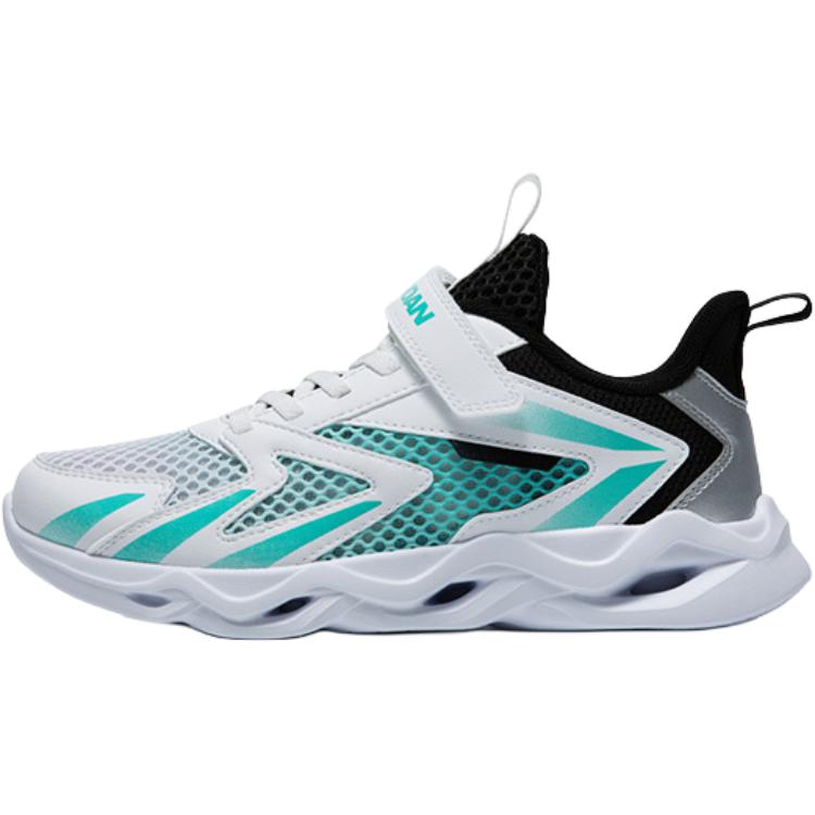 Кроссовки для бега с амортизацией Rebound, дышащие, низкие, для детей и подростков QIAODAN, белый/зеленый 
Кроссовки для бега с амортизацией Rebound, дышащие, низкие, для детей и подростков QIAODAN, белый/зеленый