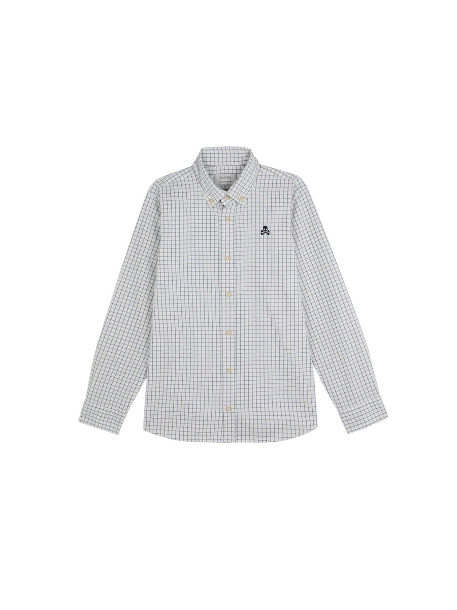 Рубашка на пуговицах классического кроя Scalpers Autumn, белый
Рубашка на пуговицах классического кроя Scalpers Autumn, белый