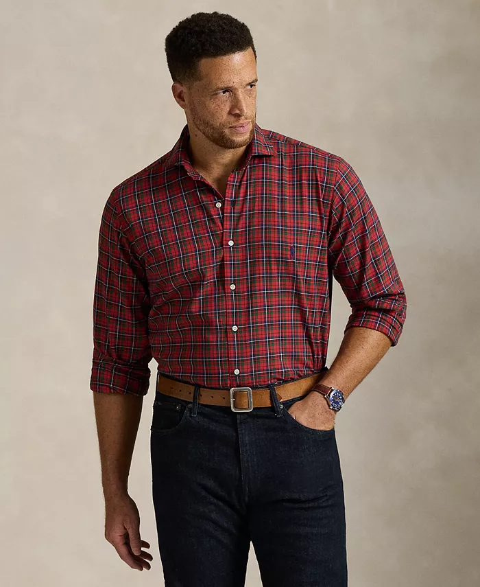 Мужская рубашка B&T с длинным рукавом из вельветовой ткани Polo Ralph Lauren, красный
Мужская рубашка B&T с длинным рукавом из вельветовой ткани Polo Ralph Lauren, красный