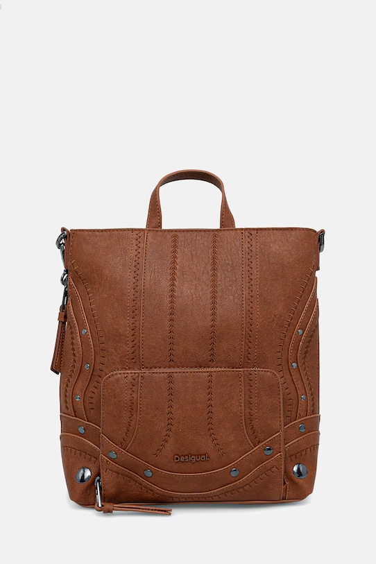 Рюкзак с вышитым патчем Pretoria Desigual, коричневый
Рюкзак с вышитым патчем Pretoria Desigual, коричневый