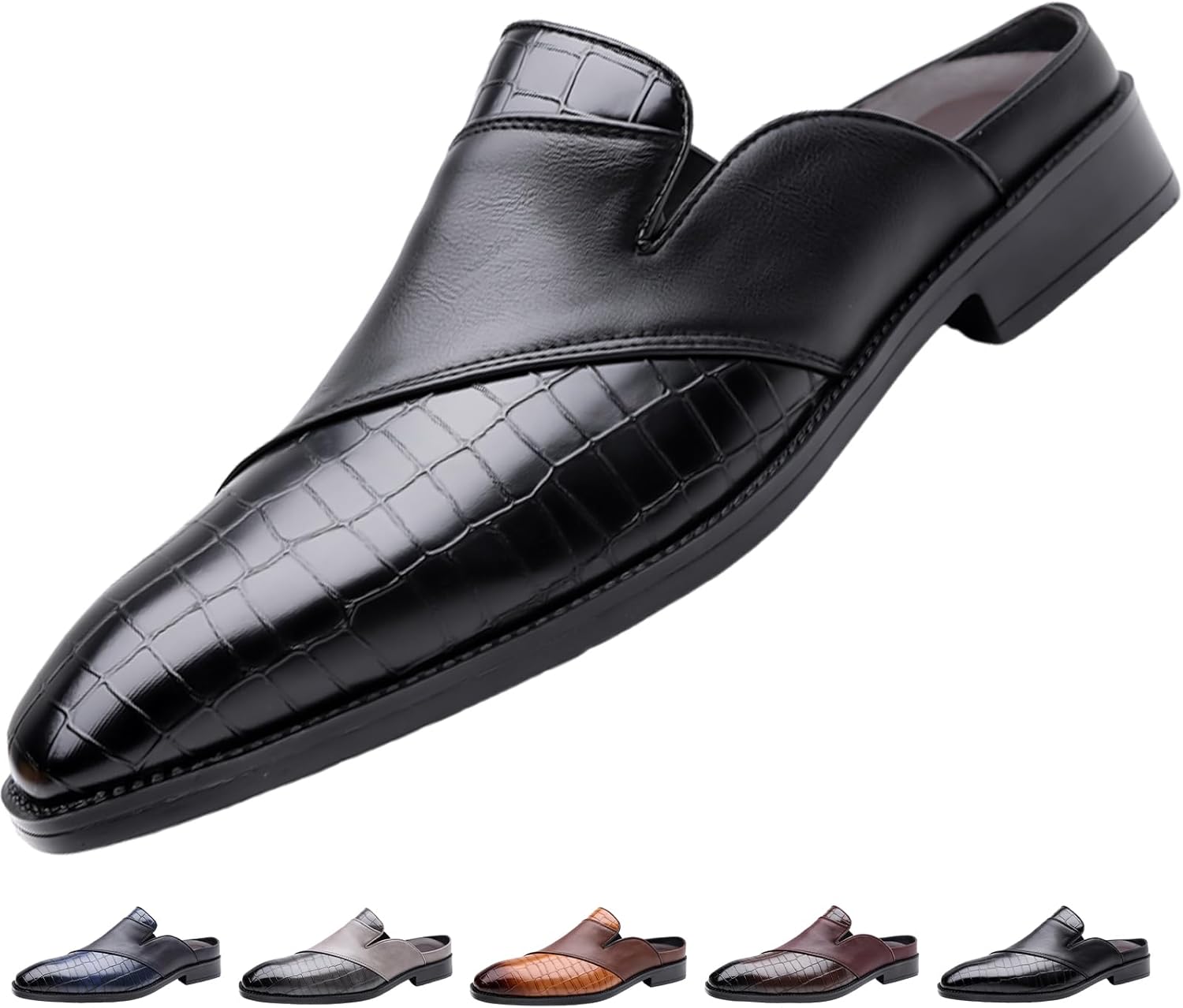 Мужские кожаные шлепанцы ADKGBE с принтом, с открытой пяткой и мягкой подкладкой, черный
Мужские кожаные шлепанцы ADKGBE с принтом, с открытой пяткой и мягкой подкладкой, черный