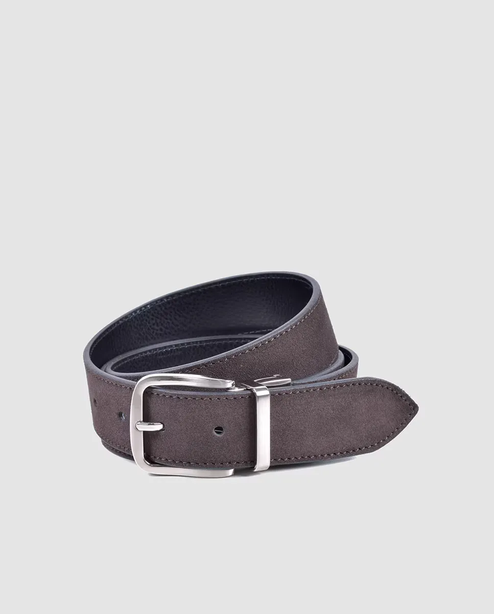 Мужской двусторонний кожаный ремень Dustin, коричневый
Мужской двусторонний кожаный ремень Dustin, коричневый