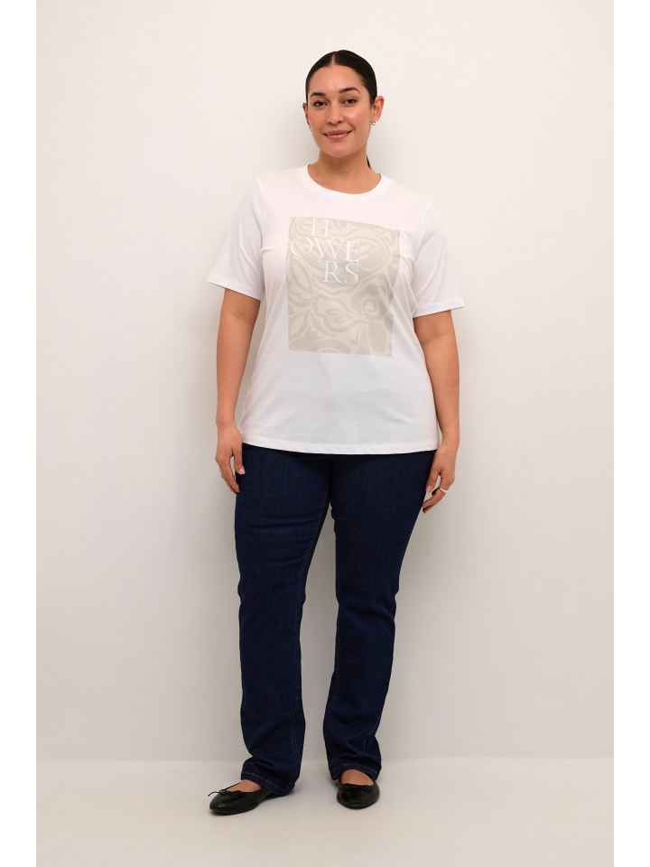 Футболка KCrie Regular fit цвета Optical White KAFFE curve
Футболка KCrie Regular fit цвета Optical White KAFFE curve