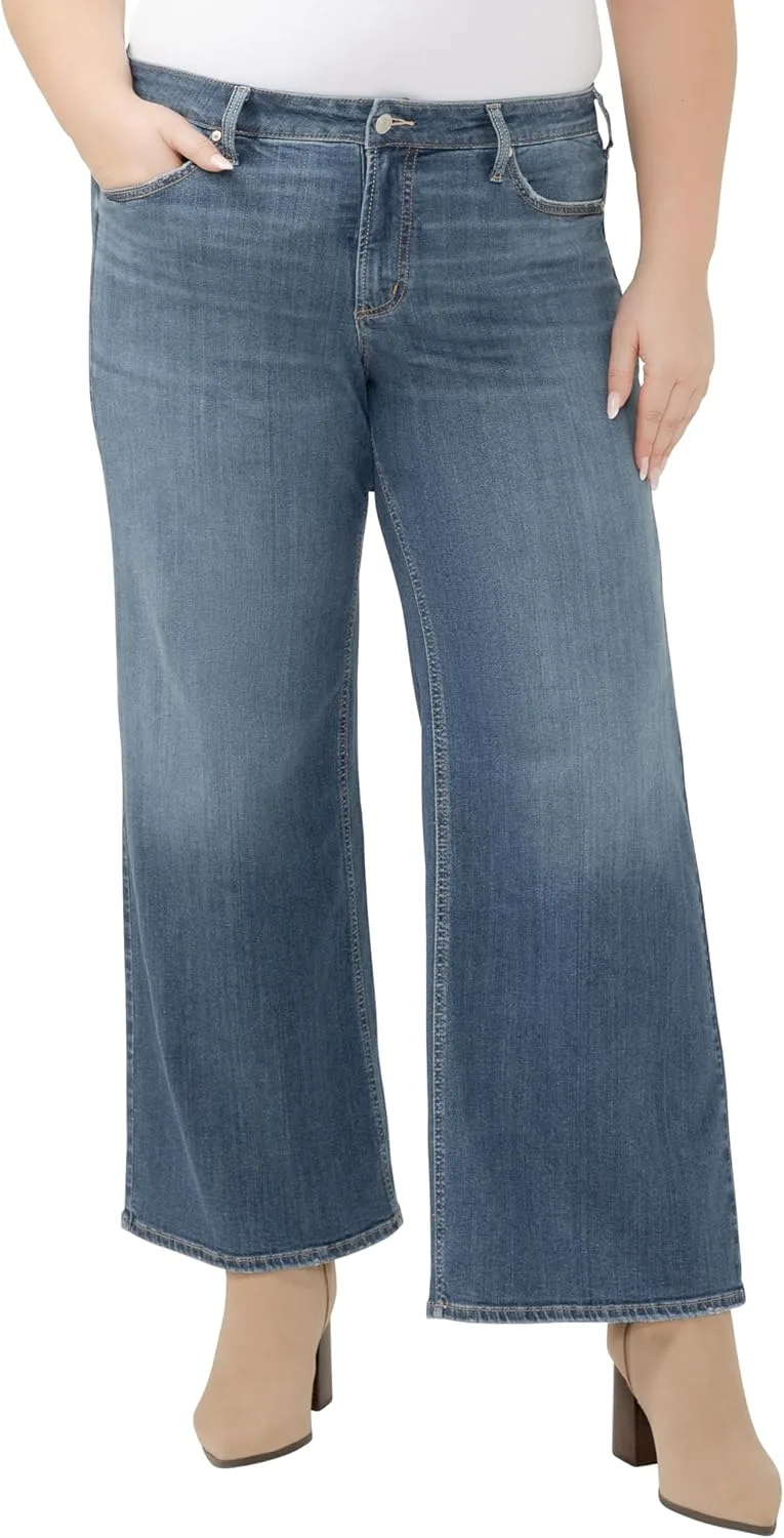 Silver Jeans Co. Женские джинсы Plus Size Suki Mid Rise Curvy Fit Wide Leg
Silver Jeans Co. Женские джинсы Plus Size Suki Mid Rise Curvy Fit Wide Leg