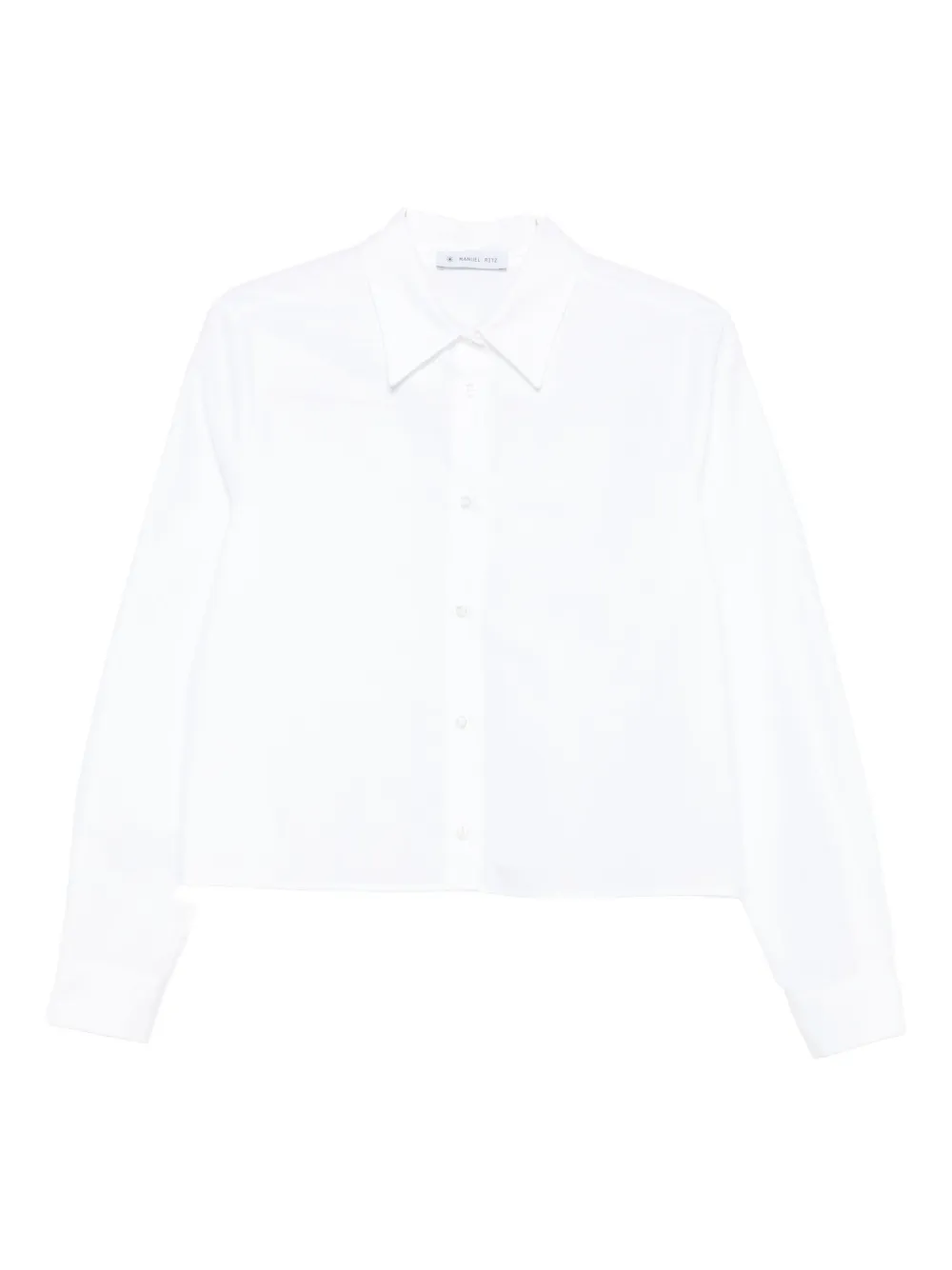 Укороченная рубашка оксфорд Manuel Ritz, белый
Укороченная рубашка оксфорд Manuel Ritz, белый