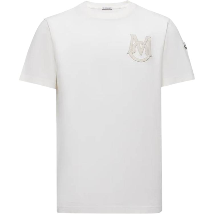 Футболка с логотипом на заплатке Moncler, белый
Футболка с логотипом на заплатке Moncler, белый