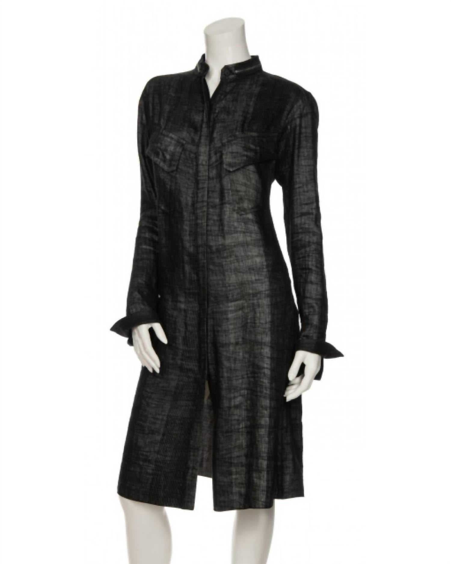 Длинная рубашка из льна в цвете Anthrazi Beate Heymann
Длинная рубашка из льна в цвете Anthrazi Beate Heymann