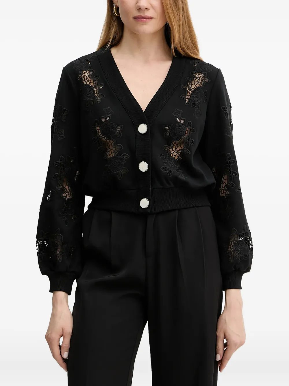 Кардиган из смесового хлопка GUESS USA, черный
Кардиган из смесового хлопка GUESS USA, черный