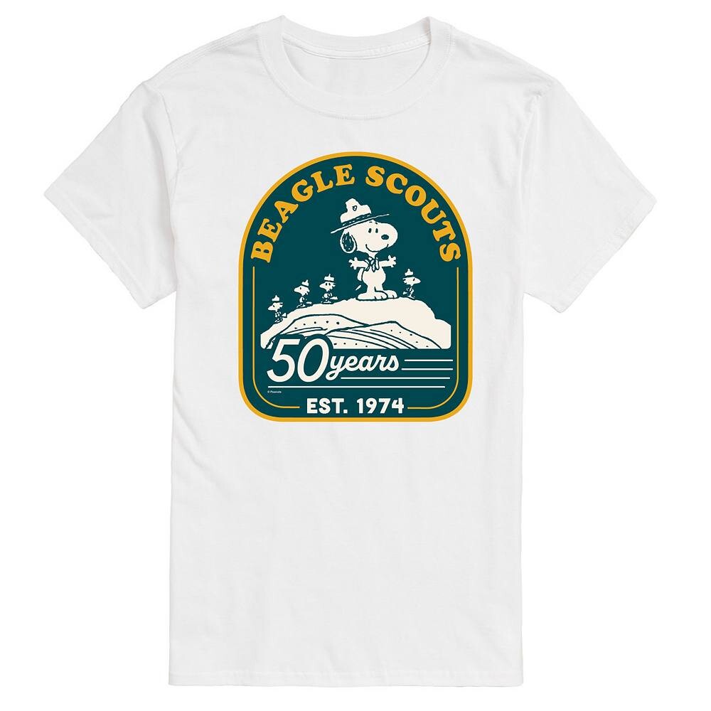 Мужская футболка с рисунком Peanuts Beagle Scout 50 Years Mountain Licensed Character, белый
Мужская футболка с рисунком Peanuts Beagle Scout 50 Years Mountain Licensed Character, белый