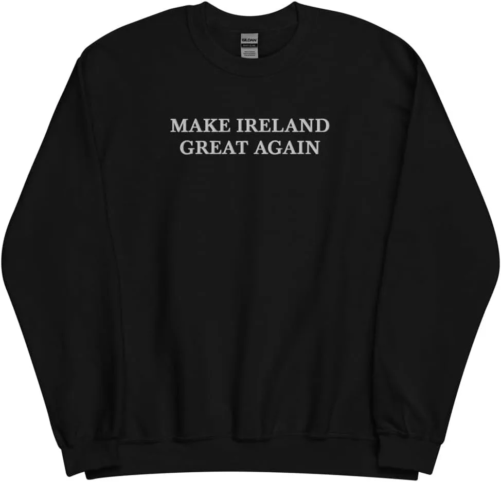 Свитшот Make Ireland Great Again с вышивкой Conor McGregor Irish President
Свитшот Make Ireland Great Again с вышивкой Conor McGregor Irish President