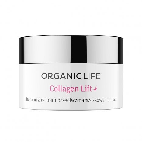 Organic Life, Collagen Lift, растительный ночной крем против морщин, 50 г
Organic Life, Collagen Lift, растительный ночной крем против морщин, 50 г