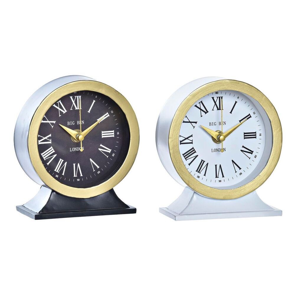 Настольные часы DKD Home Decor Белый Черный Хрусталь Утюг 12 x 6 x 13 см (2 шт.)
Настольные часы DKD Home Decor Белый Черный Хрусталь Утюг 12 x 6 x 13 см (2 шт.)