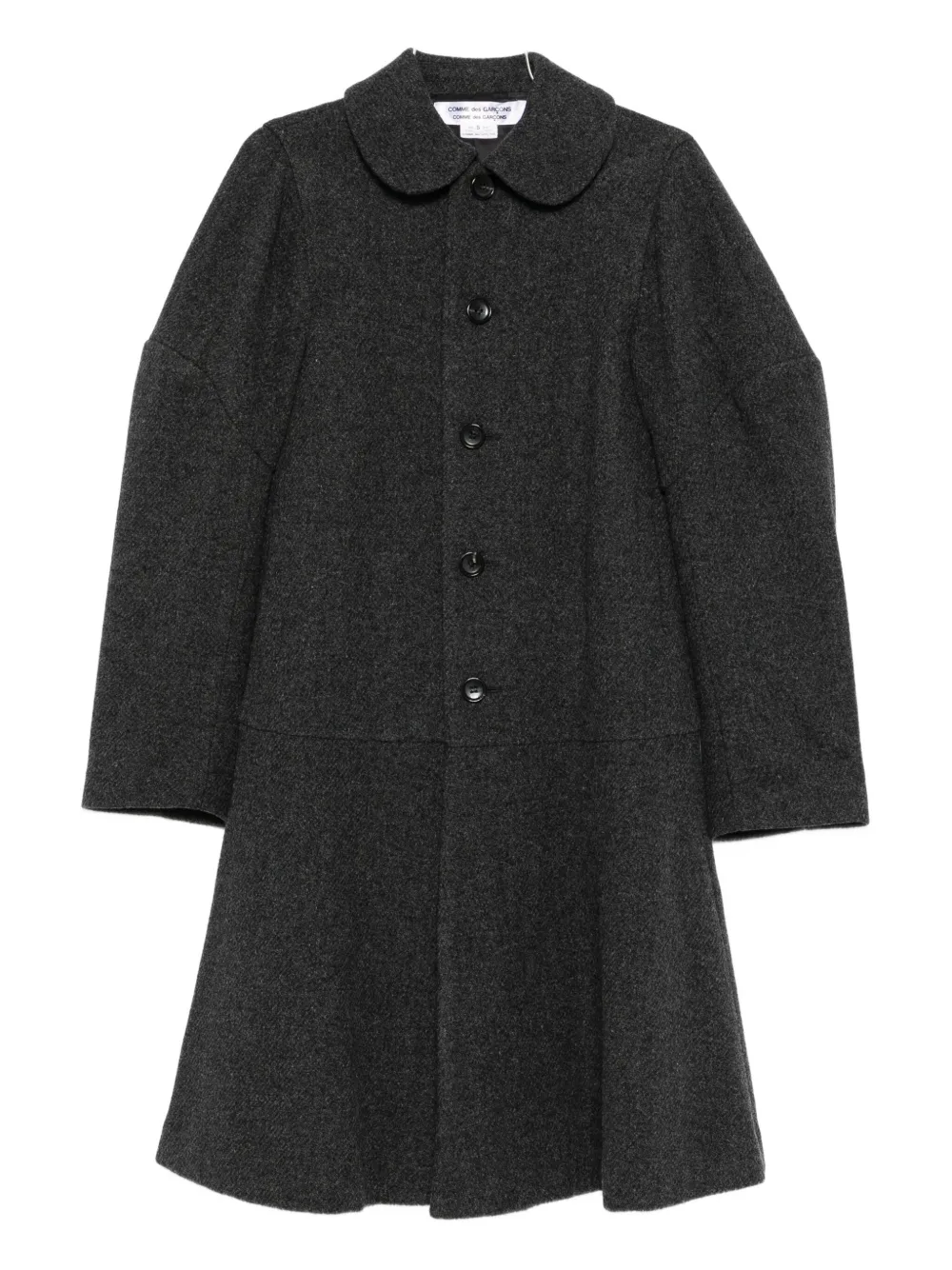 Шерстяное однобортное пальто Comme Des Garçons Comme Des Garçons, серый
Шерстяное однобортное пальто Comme Des Garçons Comme Des Garçons, серый