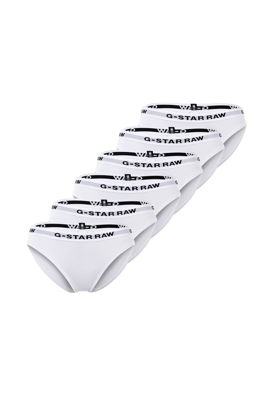 Трусы женские, в упаковке 6 шт - трусы, хлопок стрейч, однотонные G-STAR RAW, белый
Трусы женские, в упаковке 6 шт - трусы, хлопок стрейч, однотонные G-STAR RAW, белый