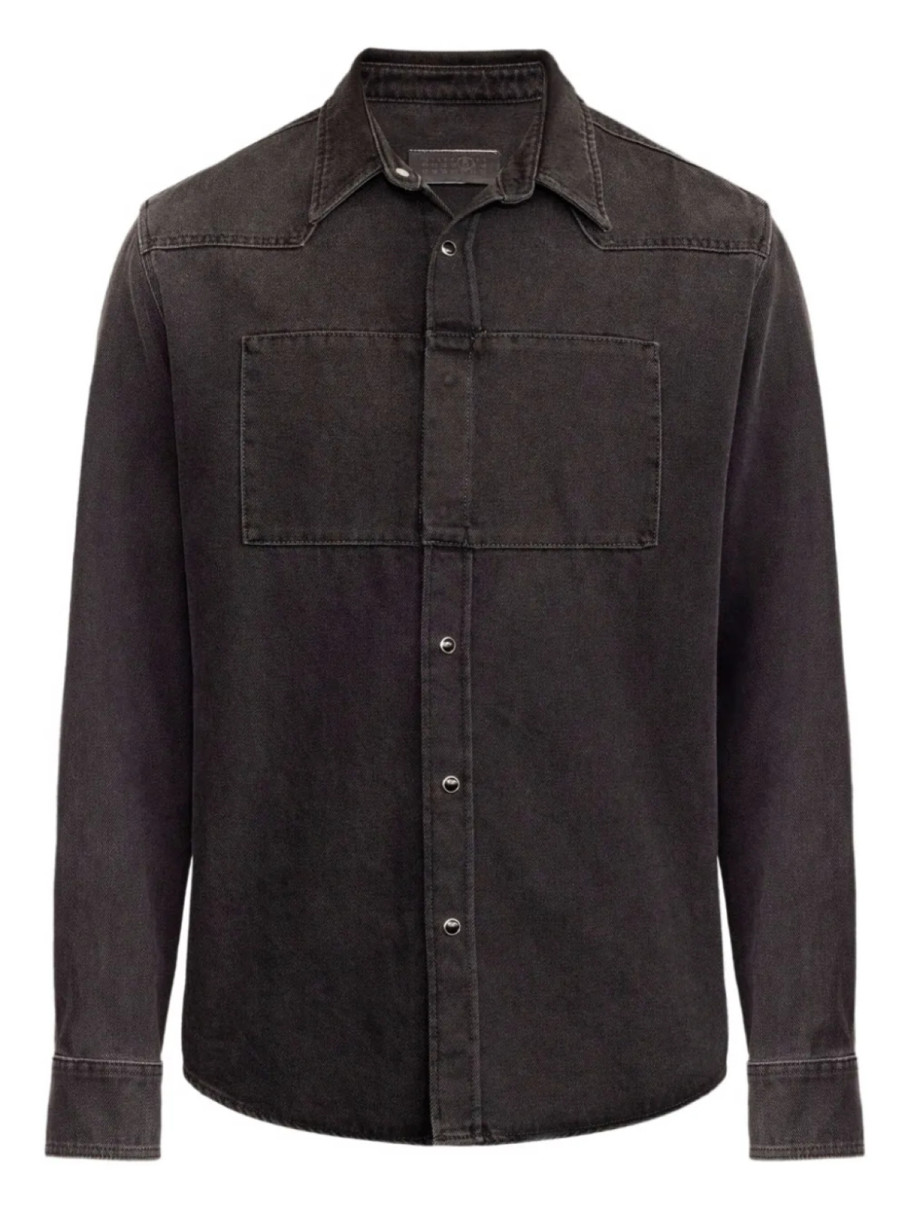 MM6 Maison Margiela джинсовая рубашка, черный 
MM6 Maison Margiela джинсовая рубашка, черный