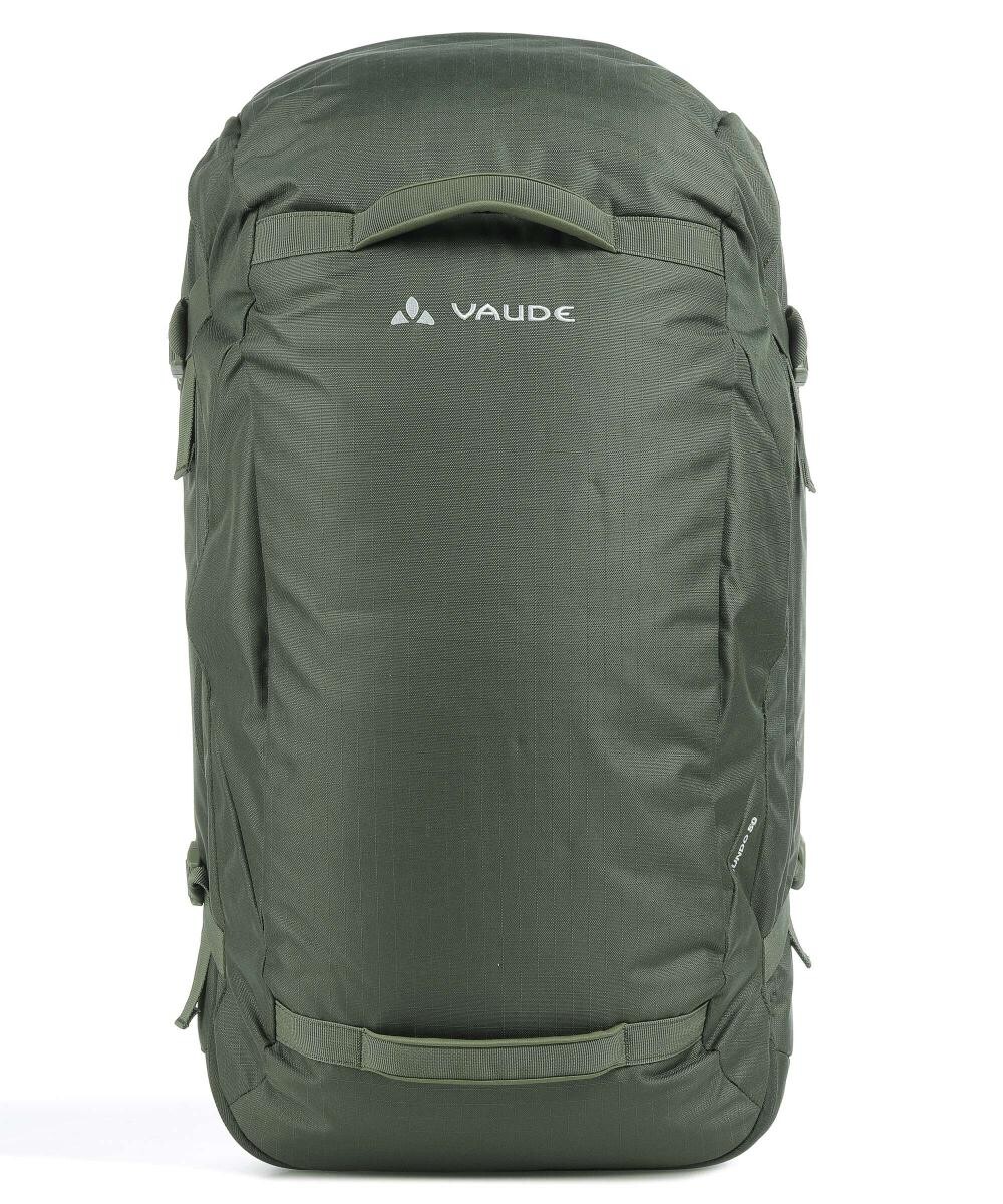 Дорожный рюкзак Mundo 50+ To Go шириной 15,6 дюйма из переработанного полиэстера рипстоп Vaude, зеленый