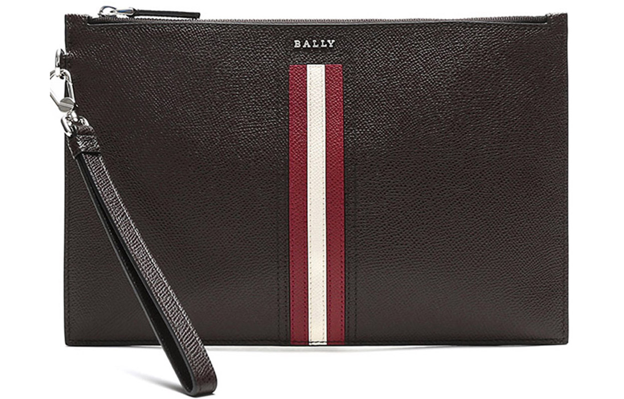 Кожаный клатч мужской кофейный BALLY 
Кожаный клатч мужской кофейный BALLY