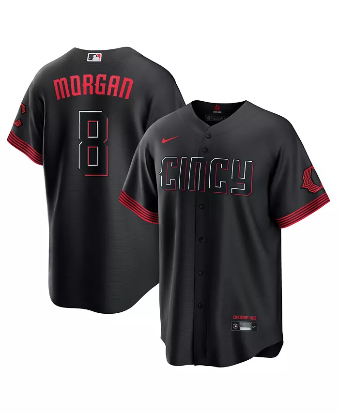 Мужская черная реплика игровой футболки Joe Morgan Cincinnati Reds City Connect 2023 Nike
Мужская черная реплика игровой футболки Joe Morgan Cincinnati Reds City Connect 2023 Nike