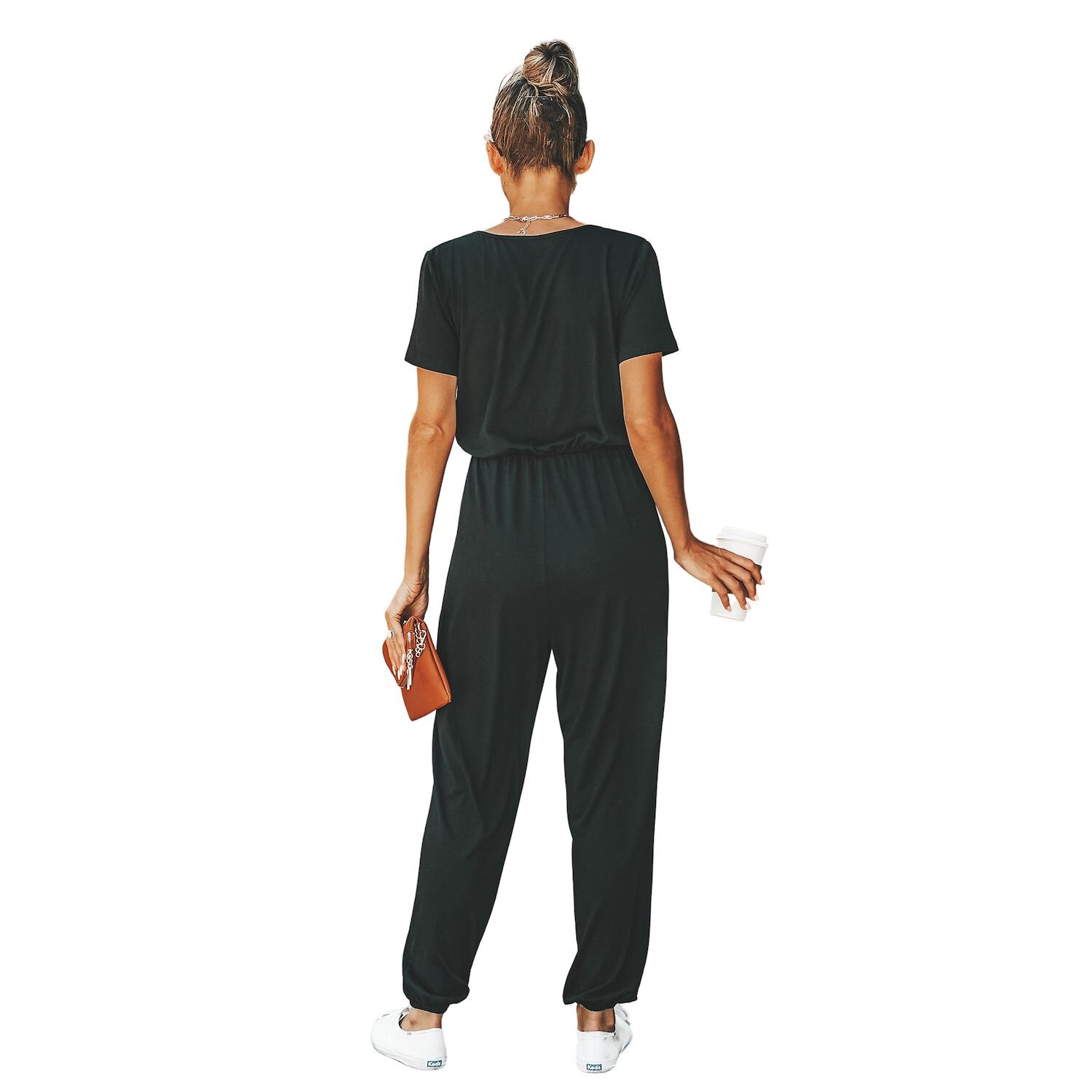 Женский комбинезон макси с V-образным вырезом и короткими рукавами CUPSHE Danica CUPSHE
Женский комбинезон макси с V-образным вырезом и короткими рукавами CUPSHE Danica CUPSHE