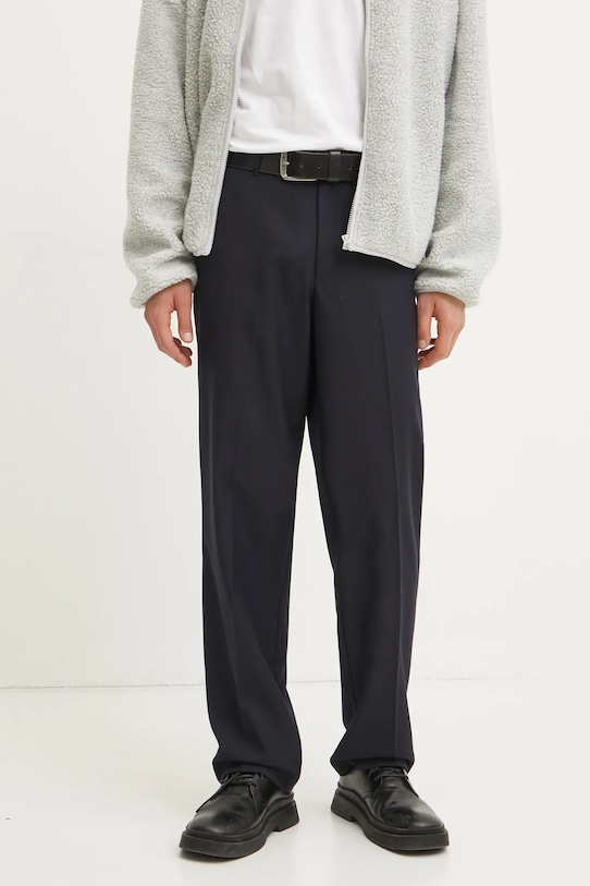 Шерстяные брюки Samsoe Samsoe, темно-синий
Шерстяные брюки Samsoe Samsoe, темно-синий