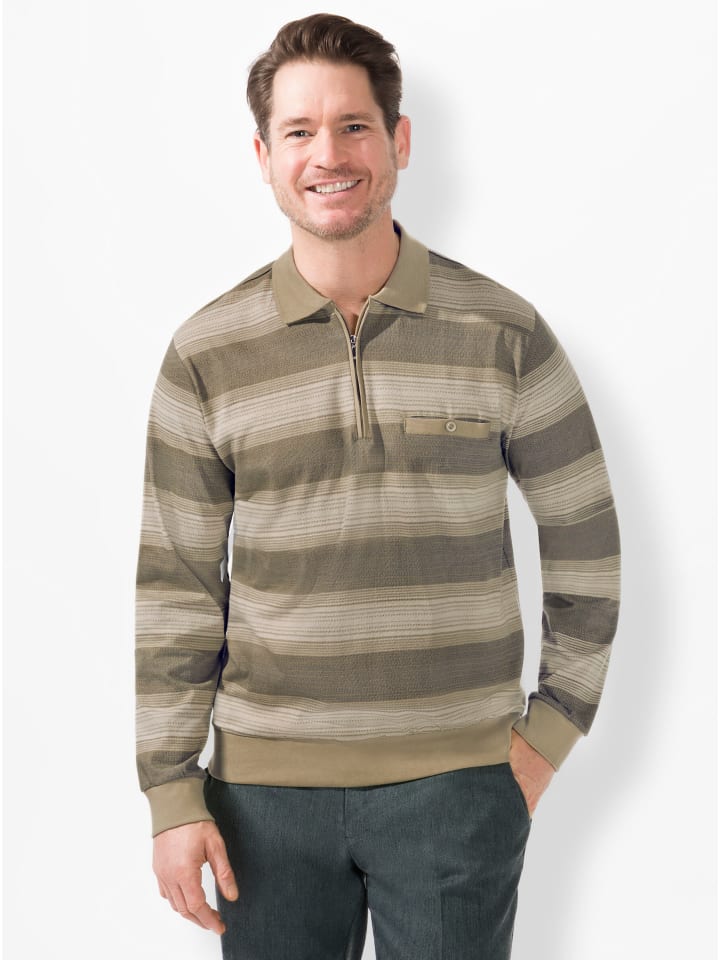 Рубашка с длинными рукавами в бежевую полоску WITT WEIDEN
Рубашка с длинными рукавами в бежевую полоску WITT WEIDEN