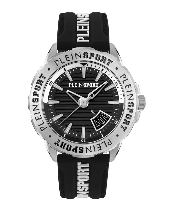 Plein Sport мужские кварцевые часы с тремя стрелками и датой, черный силиконовый ремешок, 44 мм
Plein Sport мужские кварцевые часы с тремя стрелками и датой, черный силиконовый ремешок, 44 мм