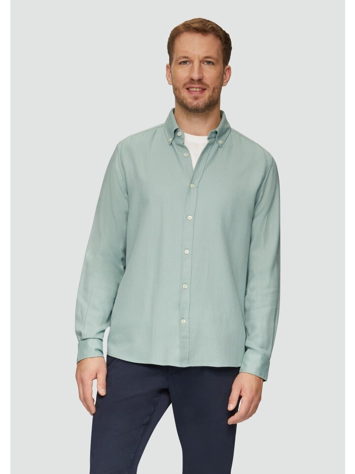 Рубашка s.Oliver Hemd langarm, зеленый 
Рубашка s.Oliver Hemd langarm, зеленый