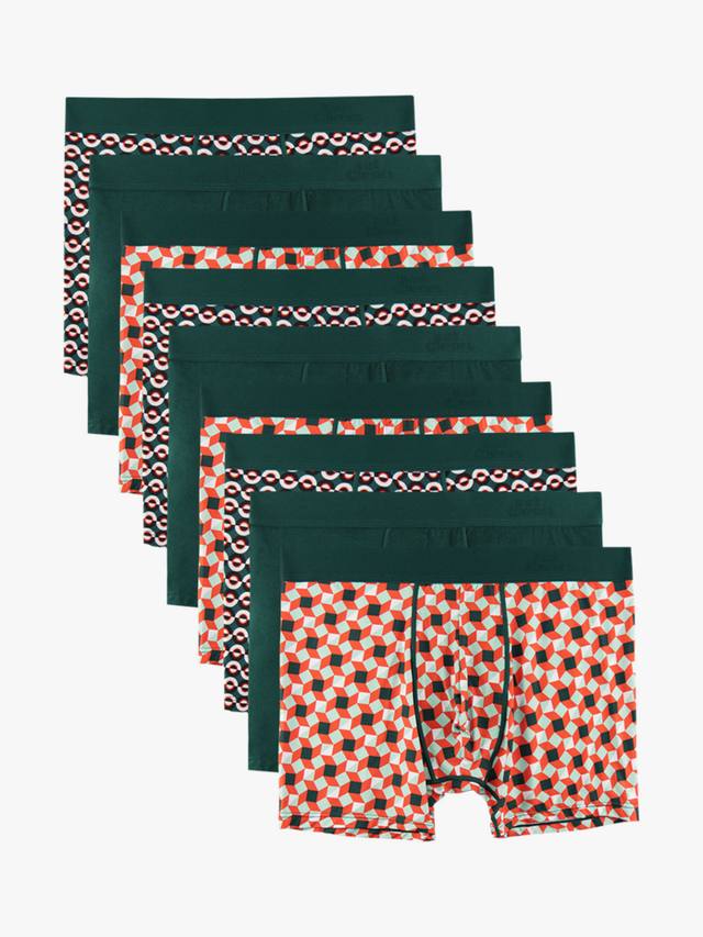 Активные боксеры JustWears, Pack of 9, Graphic Geos Collection
Активные боксеры JustWears, Pack of 9, Graphic Geos Collection