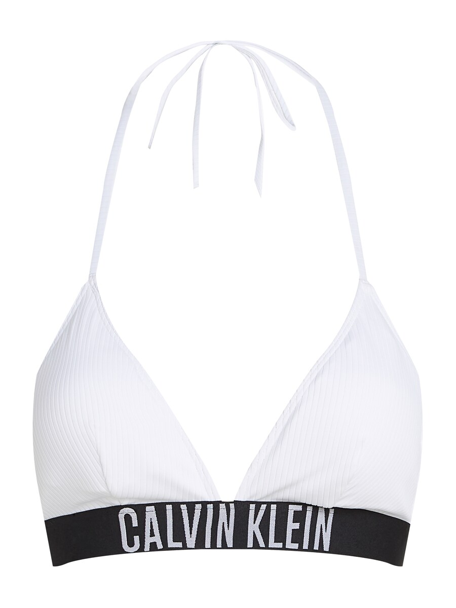 Треугольный топ бикини Calvin Klein Swimwear Intense Power, белый 
Треугольный топ бикини Calvin Klein Swimwear Intense Power, белый