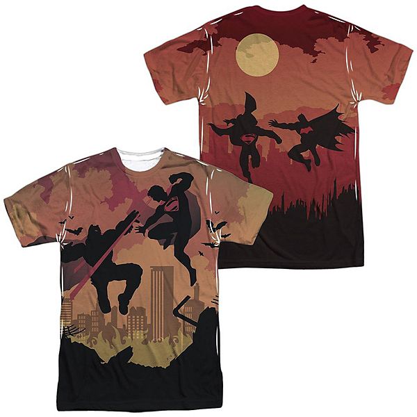 Футболка с силуэтом битвы Бэтмена и Супермена Licensed Character
Футболка с силуэтом битвы Бэтмена и Супермена Licensed Character