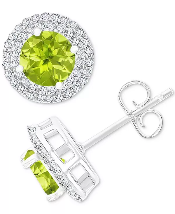Серьги-Гвоздики с аметистом (1,5 карата tw) и выращенным в лаборатории белым сапфиром (1,5 карата tw) в виде камней-гало из стерлингового серебра (также с другими камнями-гало) Macy'S, peridot
Серьги-Гвоздики с аметистом (1,5 карата tw) и выращенным в лаборатории белым сапфиром (1,5 карата tw) в виде камней-гало из стерлингового серебра (также с другими камнями-гало) Macy'S, peridot