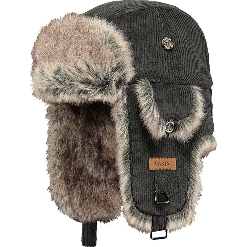 Зимняя шапка-бомбер в рубчик Barts, цвет army
Зимняя шапка-бомбер в рубчик Barts, цвет army