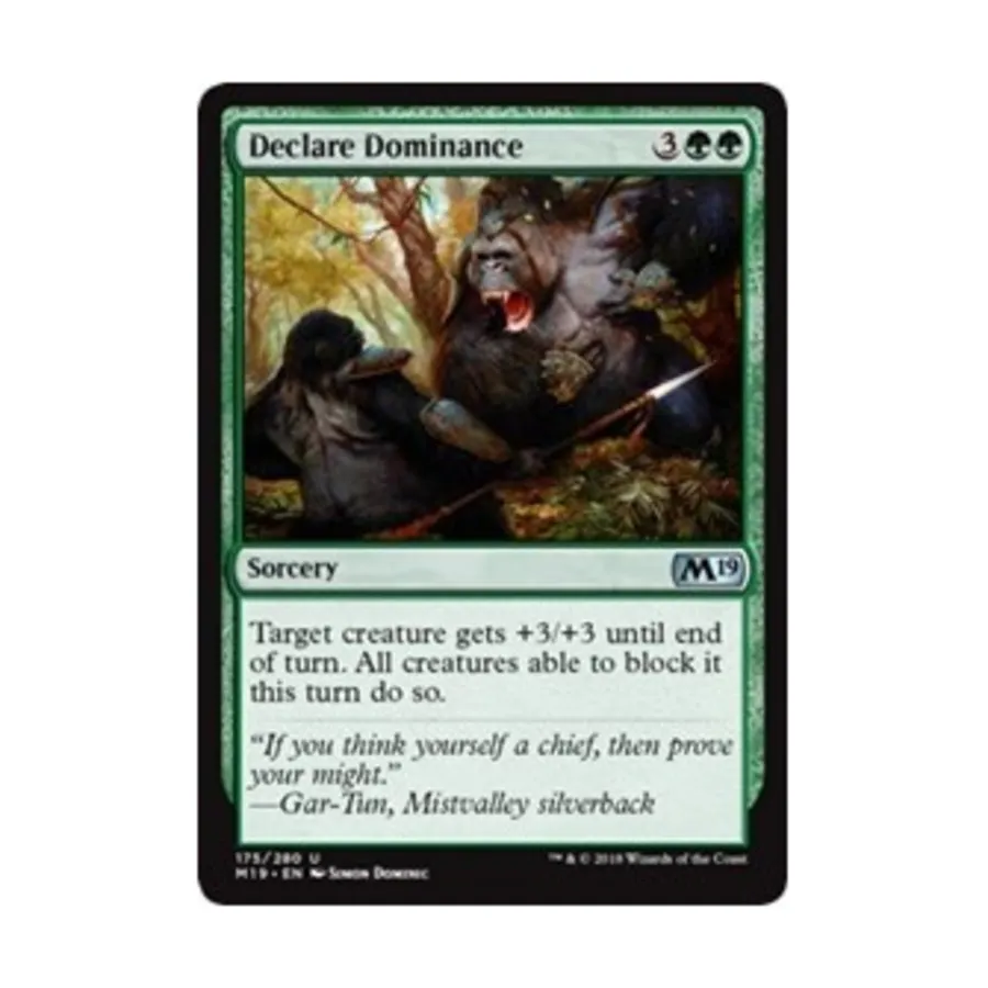CCG Заявить о доминировании (U), MTG - Core Set 2019
CCG Заявить о доминировании (U), MTG - Core Set 2019