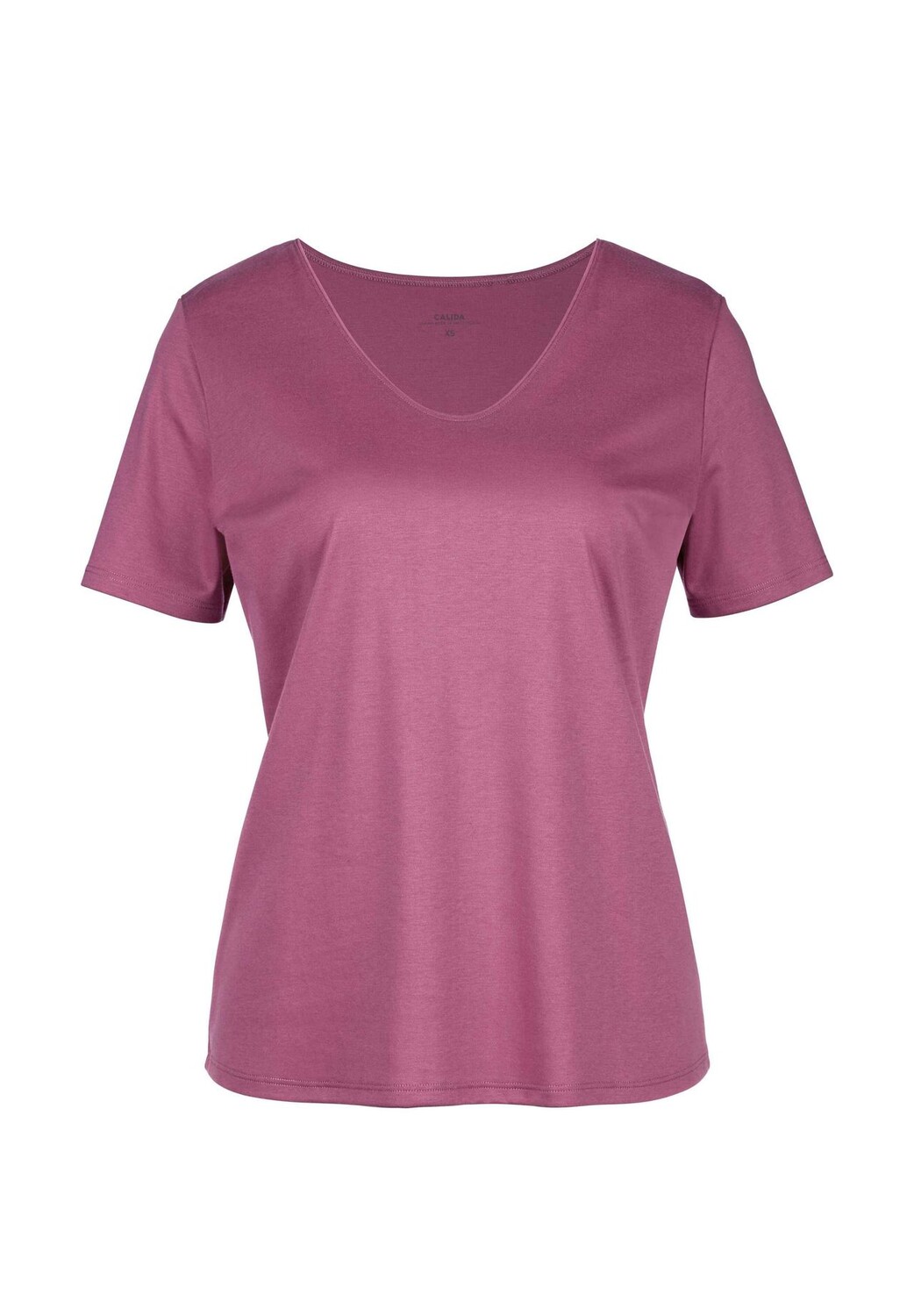 Женская рубашка с короткими рукавами, V-образный вырез CALIDA, цвет Red Violet Xxs 
Женская рубашка с короткими рукавами, V-образный вырез CALIDA, цвет Red Violet Xxs