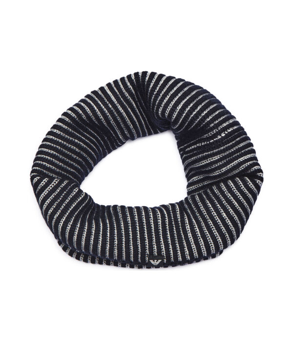 Шерстяной шарф для шеи Emporio Armani, синий
Шерстяной шарф для шеи Emporio Armani, синий